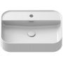 Ravak Ceramic R umywalka 55x40 cm prostokątna nablatowa biała XJX01155005 zdj.3