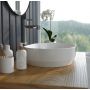Ravak Zeta Slim umywalka 55x37 cm owalna nablatowa biała XJX01155007 zdj.6