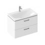 Ravak Balance umywalka 80x46,5 cm meblowa prostokątna biała XJX01280000 zdj.6