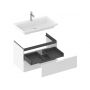 Ravak Comfort umywalka 80x46 cm meblowa prostokątna biała XJX01280001 zdj.3