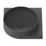 Ravak Yard umywalka 45x45 cm półokrągła ścienna antracyt XJX03045000 zdj.5