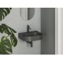 Ravak Ceramic umywalka 55,3x45,2 cm prostokątna ścienna antracyt XJX03155002 zdj.3