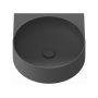 Ravak Yard umywalka 50x40,5 cm półokrągła ścienna antracyt XJX03240002 zdj.4