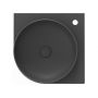 Ravak Yard umywalka 45x45 cm półokrągła ścienna antracyt XJX03245000 zdj.3