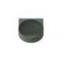 Ravak Yard umywalka 50x40,5 cm półokrągła ścienna grey green XJX08040000 zdj.5