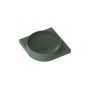 Ravak Yard umywalka 45x45 cm półokrągła ścienna grey green XJX08245000 zdj.5