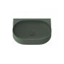 Ravak Yard umywalka 60,5x50 cm półokrągła ścienna grey green XJX08260000 zdj.4