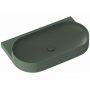 Ravak Yard umywalka 80,5x50 cm półokrągła ścienna Grey Green XJX08280000 zdj.6