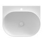 Ravak Yard umywalka 60,5x50 cm półokrągła biały mat XJX0E260001 zdj.3