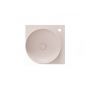 Ravak Yard umywalka 45x45 cm półokrągła narożna ścienna alabaster pink XJX0G245000 zdj.4