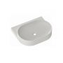Ravak Yard umywalka 60,5x50 cm półokrągła ścienna smoke grey XJX0O060000 zdj.1