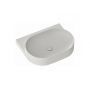 Ravak Yard umywalka 60,5x50 cm półokrągła ścienna smoke grey XJX0O060000 zdj.5