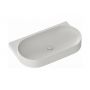 Ravak Yard umywalka 80,5x50 cm półokrągła ścienna smoke grey XJX0O080000 zdj.6