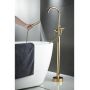 Rea Lungo bateria wannowo-prysznicowa wolnostojąca złota REA-B7499 zdj.5
