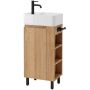 Rea Astra umywalka z szafką 43 cm brązową REA-M0404 zdj.1
