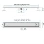 Rea Neox odpływ liniowy 70 cm stal REA-G2502 zdj.2