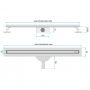 Rea Neox Slim Pro odpływ liniowy 70 cm czarny mat REA-G2709 zdj.2