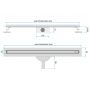 Rea Neo Slim Pro odpływ liniowy 60 cm złoty szczotkowany REA-G2713 zdj.2