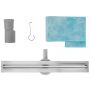 Rea Neox Slim Pro odpływ liniowy 60 cm stal szczotkowana REA-G5801 zdj.5