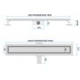 Rea Neox Pro odpływ liniowy 60 cm czarny REA-G7801 zdj.2