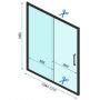 Rea Rapid Slide drzwi prysznicowe 130 cm wnękowe chrom/szkło przezroczyste REA-K5603 zdj.2