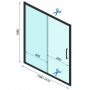 Rea Rapid Slide drzwi prysznicowe 140 cm wnękowe chrom/szkło przezroczyste REA-K5604 zdj.2