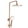 Rea Avalon zestaw wannowo-prysznicowy ścienny z deszczownicą miedź szczotkowana REA-P2418 zdj.6