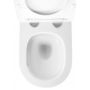 Rea Carlo Mini miska WC wisząca bez kołnierza ze spłukiwaniem wirowym biały połysk REA-C1261 zdj.3