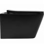 Rea Julio miska WC z deską wolnoopadającą wisząca bez kołnierza czarny REA-C6550 zdj.4