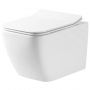Rea Martin Rimless miska WC wisząca z deską wolnoopadającą biała REA-C8006 zdj.1