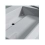 Rea Archi umywalka 89x48 cm prostokątna ścienna-nablatowa biała REA-U4301 zdj.4