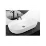 Rea Cleo umywalka 70x39 cm owalna nablatowa biała REA-U6215 zdj.3