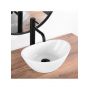 Rea Kate umywalka 36,5x24,5 cm owalna nablatowa biała REA-U6803 zdj.4