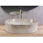 Rea Nadia Kashmir umywalka 50x38 cm owalna nablatowa kaszmir REA-U9241 zdj.4