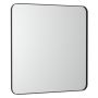 Roca Luna lustro 80x80 cm kwadratowe z oświetleniem czarny A812422000 zdj.1