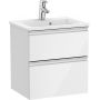 Roca Gap-N Compacto Unik zestaw łazienkowy 50 cm umywalka z szafką biały połysk A851494806 zdj.1