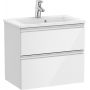 Roca Gap-N Compacto Unik zestaw łazienkowy 60 cm umywalka z szafką biały połysk A851495806 zdj.1