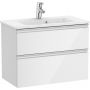 Roca Gap-N Compacto Unik zestaw łazienkowy 70 cm umywalka z szafką biały połysk A851496806 zdj.1