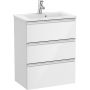 Roca Gap-N Compacto Unik zestaw łazienkowy 60 cm umywalka z szafką biały połysk A851498806 zdj.1