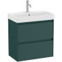 Roca Ona Unik Compacto umywalka z szafką 60 cm ciemny zielony mat  A851684513 zdj.1