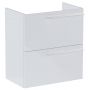 Roca Ella szafka 58,5x34,6x63,5 cm podumywalkowa wisząca biały połysk A857778806 zdj.1