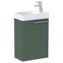 Roca Ella szafka 43,5x24,9x59,8 cm podumywalkowa wisząca zielony mat A857779534 zdj.3