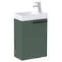 Roca Ella szafka 43,5x24,9x59,8 cm podumywalkowa wisząca zielony mat A857779534 zdj.4