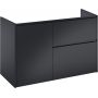 Roca Gap Pro szafka 98,5x45,1x63,5 cm podumywalkowa wisząca czarny mat A857905532 zdj.1