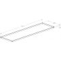 Roca Kwadro blat 141x40 cm dąb A857967578 zdj.2
