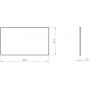 Roca Reef blat 80,4x46,4 cm dąb A858222464 zdj.2