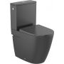 Roca Ona miska WC kompaktowa stojąca Rimless czarna A342688080 zdj.1