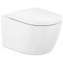 Roca Meridian miska WC wisząca bez kołnierza ze spłukiwaniem wirowym biały połysk A346747S00 zdj.1