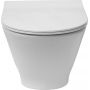 Roca Gap Round Compacto miska WC wisząca Rimless z deską wolnoopadającą biały A34H0N3000 zdj.3