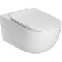 Roca Meridian miska WC wisząca Rimless z deską Slim wolnoopadającą biała A34H240000